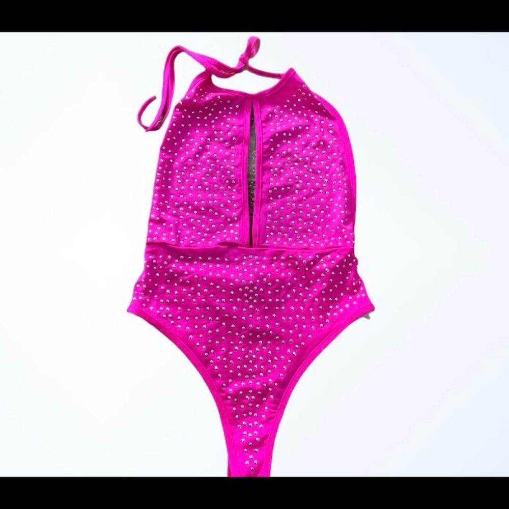 Rhinestone bathing suit